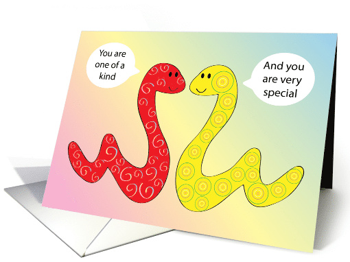 Snake Friendship card (1573802)