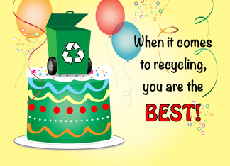 Birthday for Recycle...