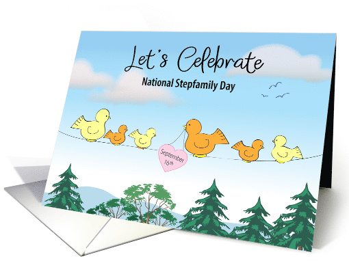 National Stepfamily Day, Sept. 16th, Birds, Landscape card (1582878)