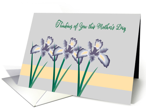 First Mother's Day, Loss of Child, Bereaved, Iris card (1595610)
