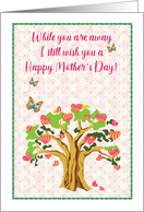 Mother’s Day for Mom in Jail, Tree, Hearts card
