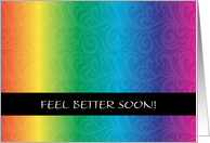COVID-19 Get Well, Spectrum Colors card