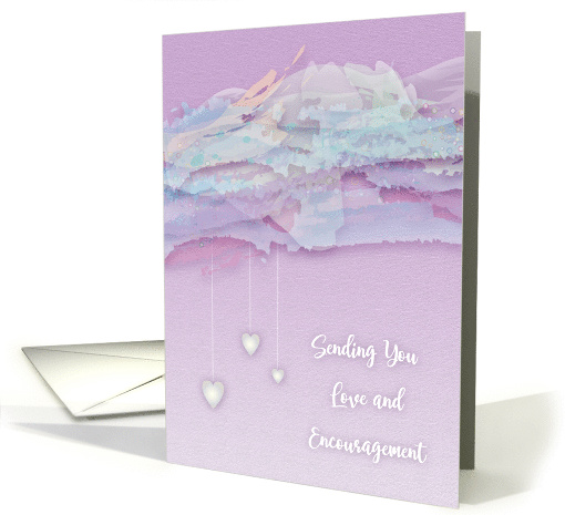 COVID-19 Health Encouragement, Hearts card (1606024)