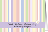 COVID-19 Mother’s Day, Pastel Stripes card