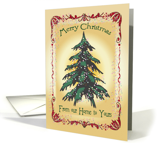 Christmas Tree From our Home to Yours card (1640846)