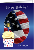 Custom Name Birthday USA Homeland Security card