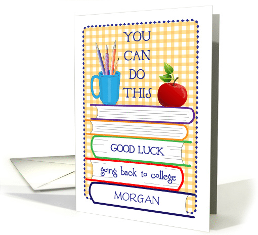 Custom Name Back to College Books & Apple card (1641400)