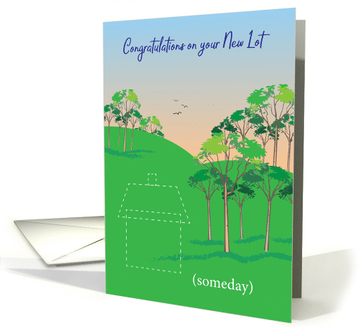Congratulations New Lot for Home Purchase card (1650618)