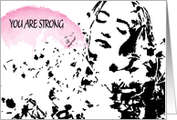 Abstract Encouragement for Ex Daughter in Law card