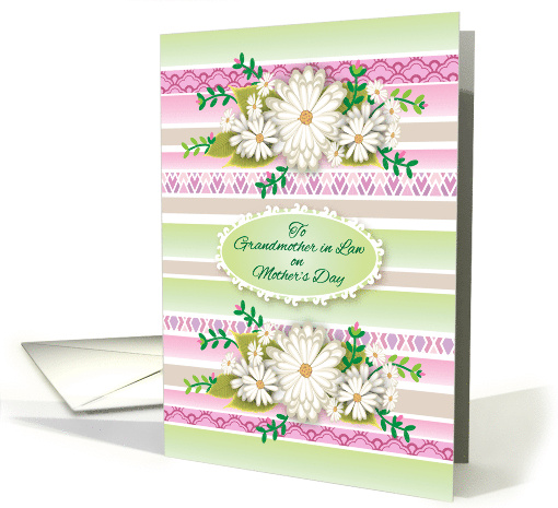 Mother's Day Grandmother in Law White Daisies card (1660754)