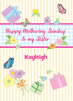 Mothering Sunday to...