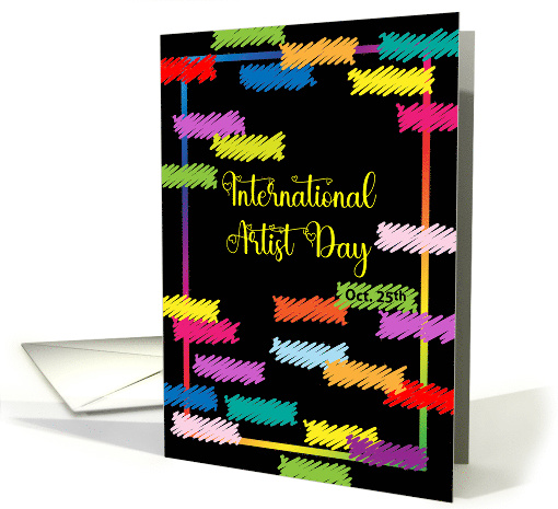 International Artist Day October 25th Colors card (1686682)