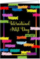 International Artist Day October 25th Colors card