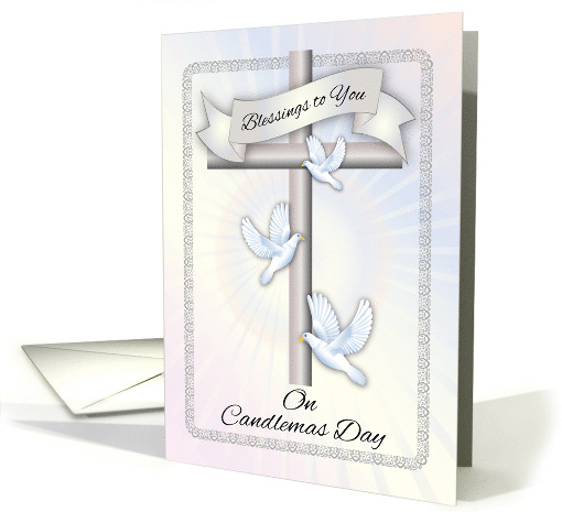 Candlemas Day Feast of the Presentation of the Lord Cross card