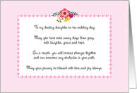 Congratulations to Bride from Mother Flowers card