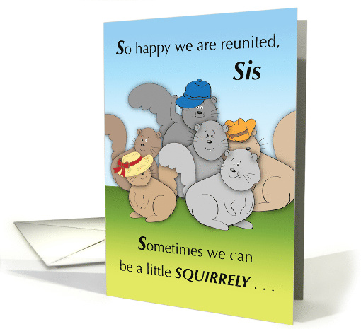 Congratulations Sister Reunited with Family card (1701710)