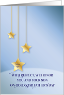 Gold Star Father’s Day November 9th Loss of Son card