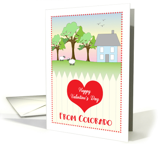 Valentine's Day From Colorado Folk Art card (1710586)
