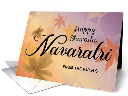 Custom Happy Sharada Navaratri Hindu Festival card (1746864)