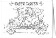 Easter Coloring Card...