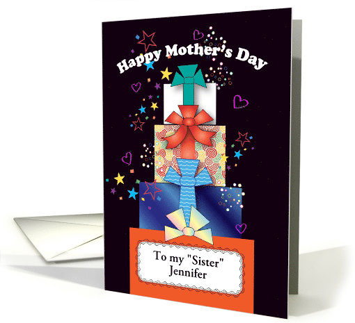 Custom Mother's Day Like Sister To Me Presents card (1764190)