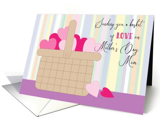 Estranged Mom Mother's Day Basket Of Hearts card (1765512)
