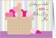 Estranged Mom Mother’s Day Basket Of Hearts card