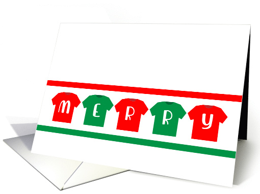 Merry Christmas T-Shirts For Teenager card (1782936)