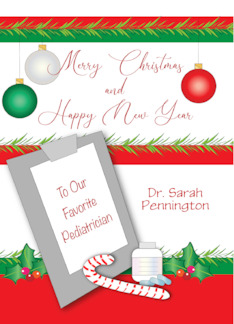 Custom Christmas Pediatrician Ornaments