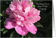 Peony Feel Better From Mohs Surgery card