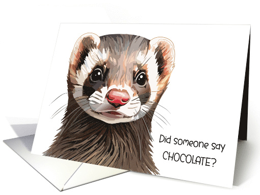 Ferret Happy Valentine's Day card (1811366)