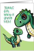 Cartoon Dinosaurs Mother’s Day card