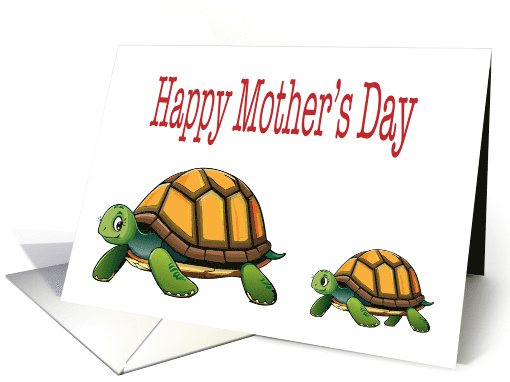Cartoon Turtles Mother's Day card (1826038)