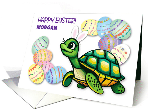 Custom Name Easter Turtle Eggs card (1832440)