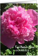 Custom Name Feel Better From Arthritis card