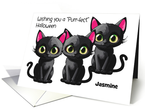 Custom Black Cats Halloween card (1866374)