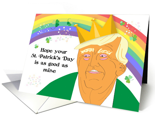 Political Humorous Trump St Patrick's Day card (1901298)