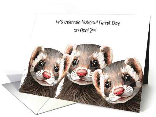 National Ferret Day April 2 card (1906648)
