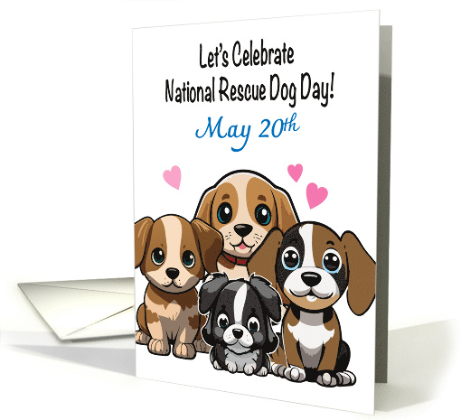 National Rescue Dog Day May 20 card (1907202)