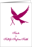 Multiple Myeloma Month March card