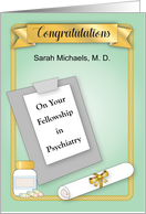 Custom Congratulations Fellowship In Psychiatry card