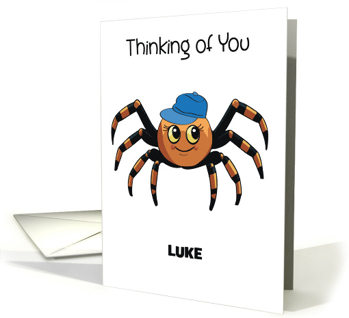 Custom Name Spider Thinking of You card (1927968)