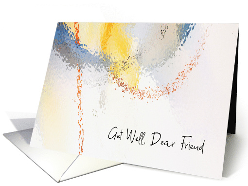 Mental Health Get Well Abstract card (1932636)