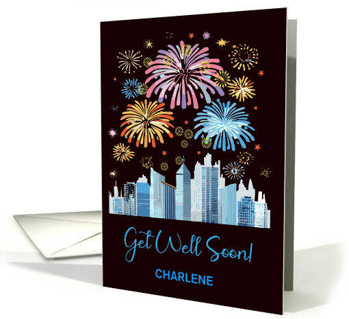 Custom Name New Years Eve Get Well card (1939490)