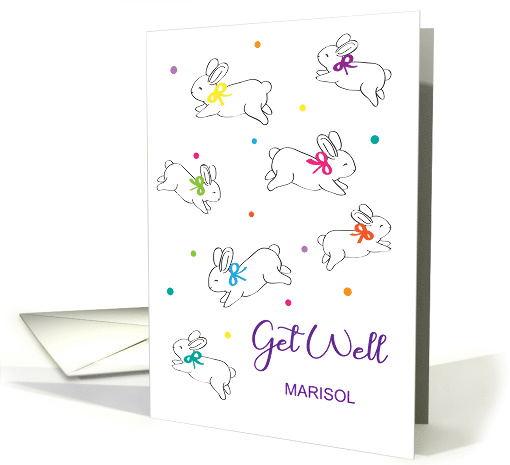 Custom Get Well Easter Bunnies card (1939726)