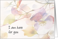 Encouragement Suicide Prevention Pastel Blossoms card