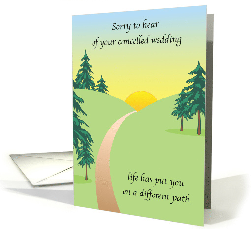 Encouragement Cancellation of Wedding card (1943680)