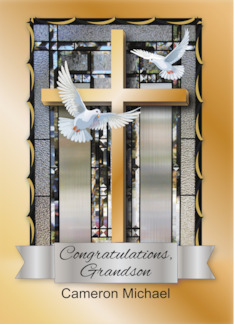 Custom Congratulations Grandson's Confirmation