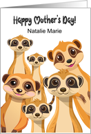 Custom Meerkats Happy Mother's Day