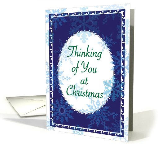 Christmas Thinking of You Remembrance Snowflakes card (515989)